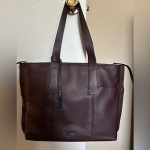 Vince Camuto Leather computer bag briefcase tote